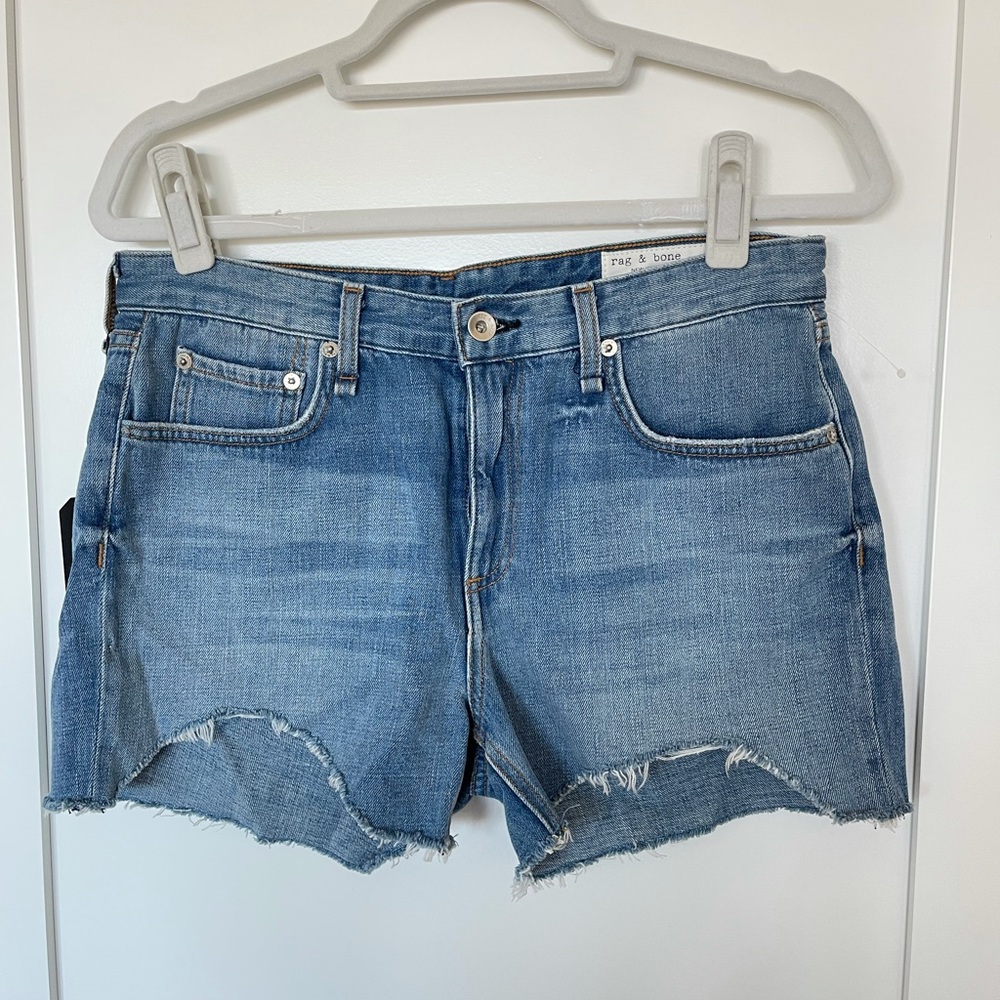 Rag and Bone low rise denim shorts